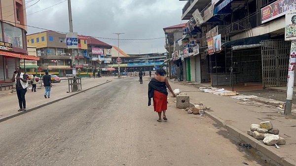 The burial of Asantehemaa leaves the streets of Kumasi deserted.