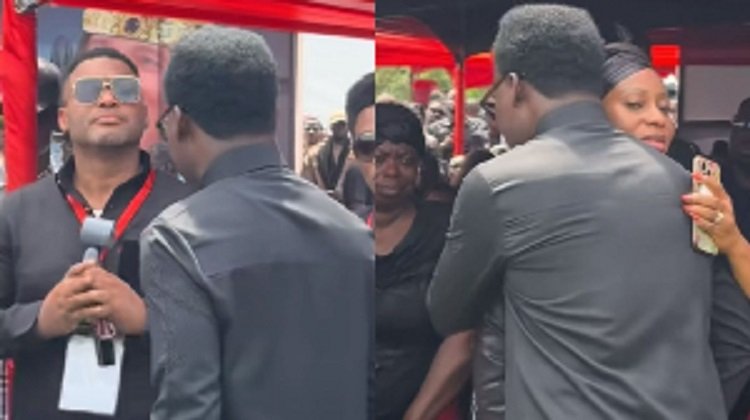 Nana Kwadwo Safo Kantanka Jr. "refuses" to shake hands with Apostle Amoako Attah