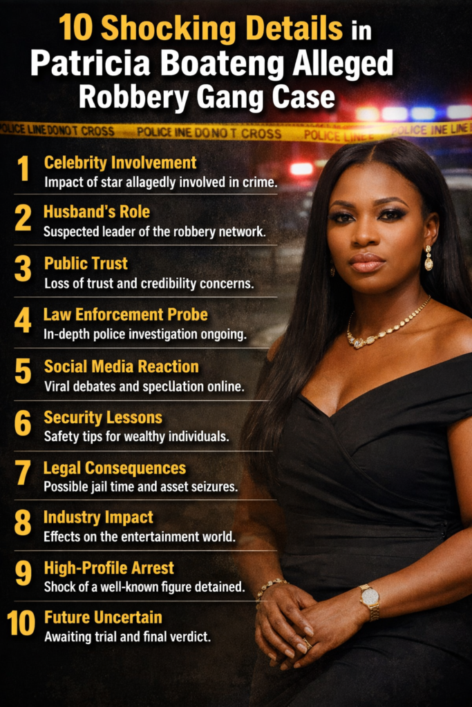 10 Shocking Details in Patricia Boateng Alleged Robbery Gang Case