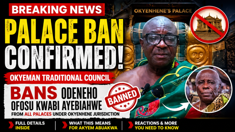 Okyeman Traditional Council Ban news in Akyem Abuakwa