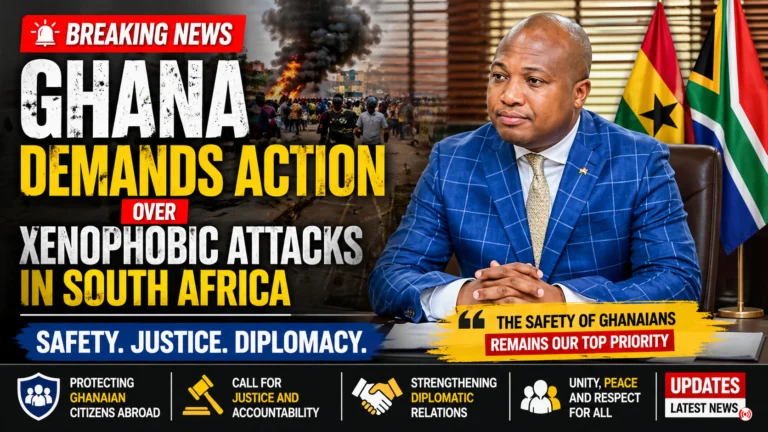 Ghana demands action over xenophobic attacks in South Africa as government responds to migrant violence