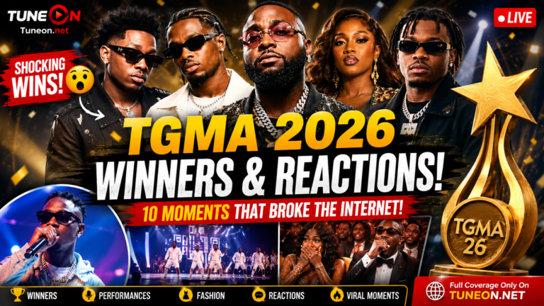 TGMA 2026 winners and reactions from Ghana Music Awards night