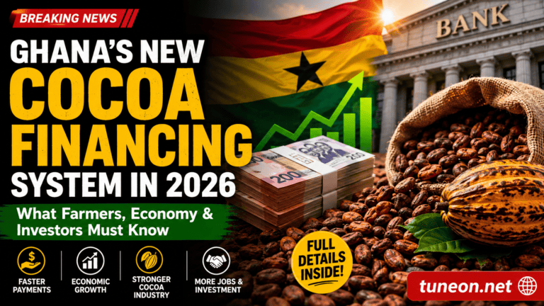 Ghana Cocoa Financing System supporting cocoa farmers and exports in 2026