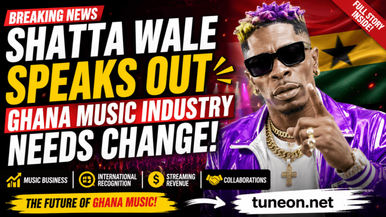 Shatta Wale Ghana Music Industry comments trending worldwide on tuneon.net