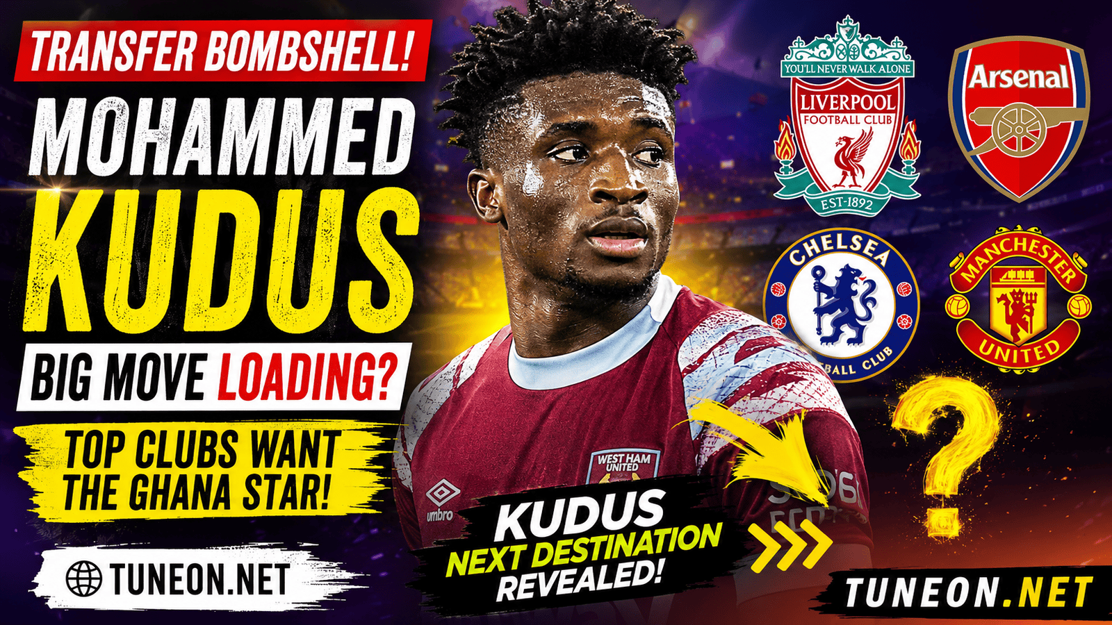 7 Shocking Mohammed Kudus Transfer News Updates Football Fans Must See 2 Mohammed Kudus transfer news continues to trend as Europe’s biggest clubs monitor the Ghanaian midfielder