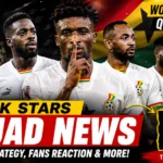 Black Stars Squad Update Ahead of World Cup Qualifiers: Ghana national football team players training