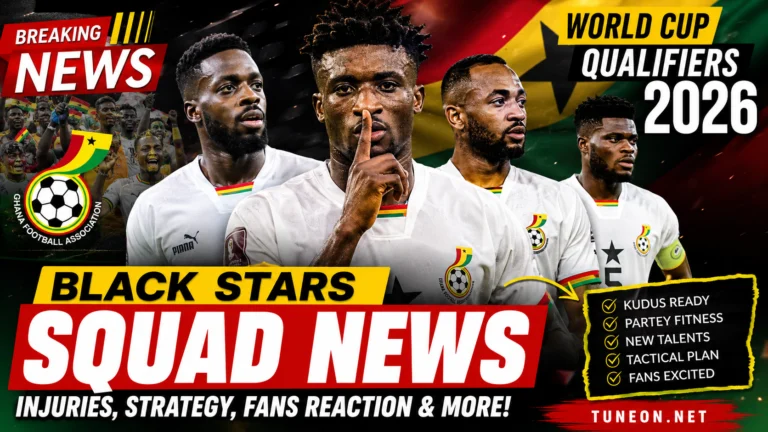 Black Stars Squad Update Ahead of World Cup Qualifiers: Exciting 10 Key Ghana Team Updates 7 Black Stars Squad Update Ahead of World Cup Qualifiers: Ghana national football team players training