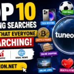 Most Searched Topics on Google Today in 2026 featuring AI, football, entertainment, and viral news — tuneon.net