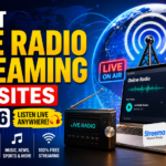 Best Free Radio Streaming Websites in 2026 showing live radio streaming platforms and global stations