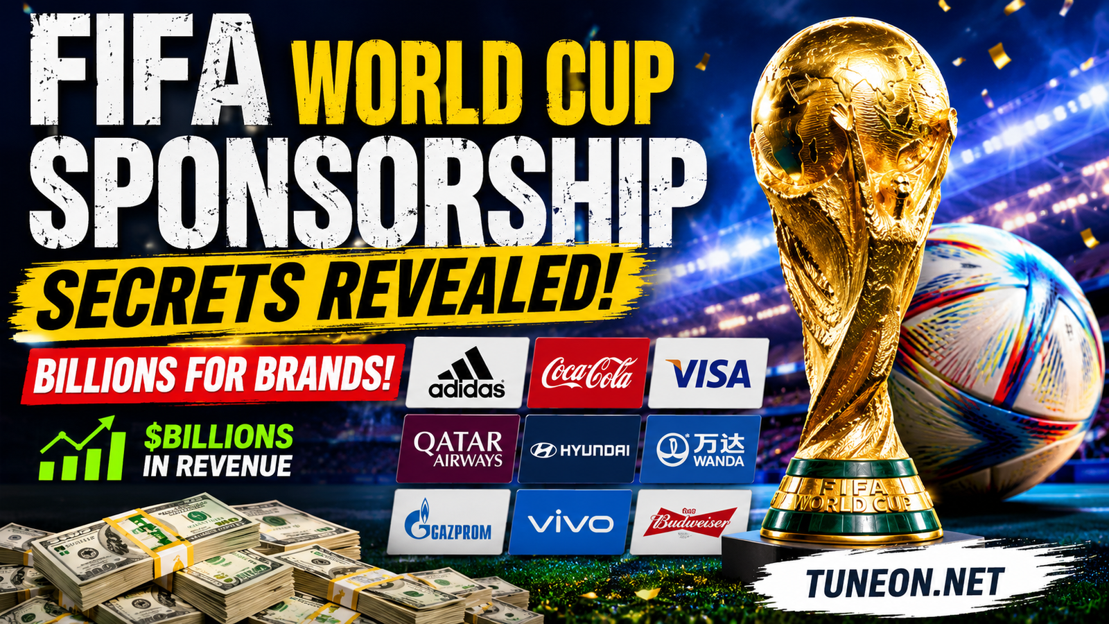 FIFA World Cup Sponsorship generating billions through football advertising and global marketing
