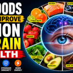 foods that improve vision and brain health infographic eye brain nutrition superfoods