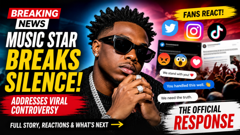 Popular music star responds to social media controversy with fans reacting online