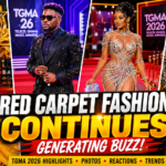 Red Carpet Fashion Continues Generating Buzz at TGMA 2026 with celebrity fashion styles