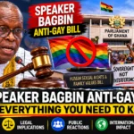 Speaker Bagbin Anti-Gay Bill debate in Ghana Parliament