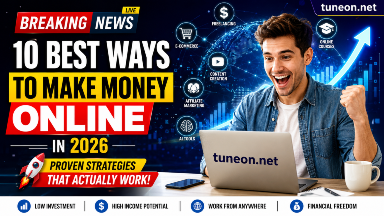 Make Money Online in 2026 – 10 Best Ways to Earn Income Online
