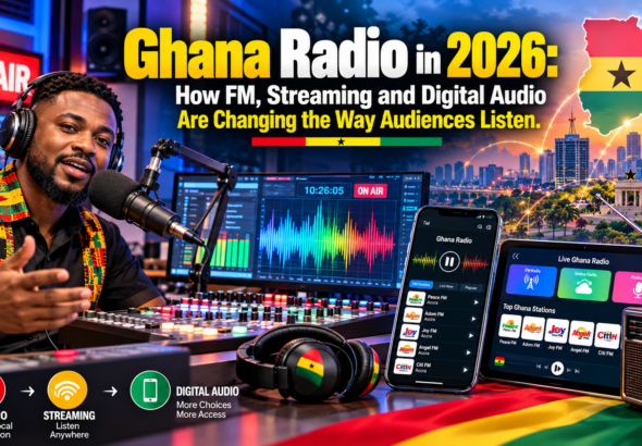 Ghana Radio in 2026: How FM, Streaming and Digital Audio Are Changing the Way Audiences Listen