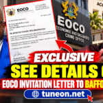 EOCO invitation letter to Baffour Awuah