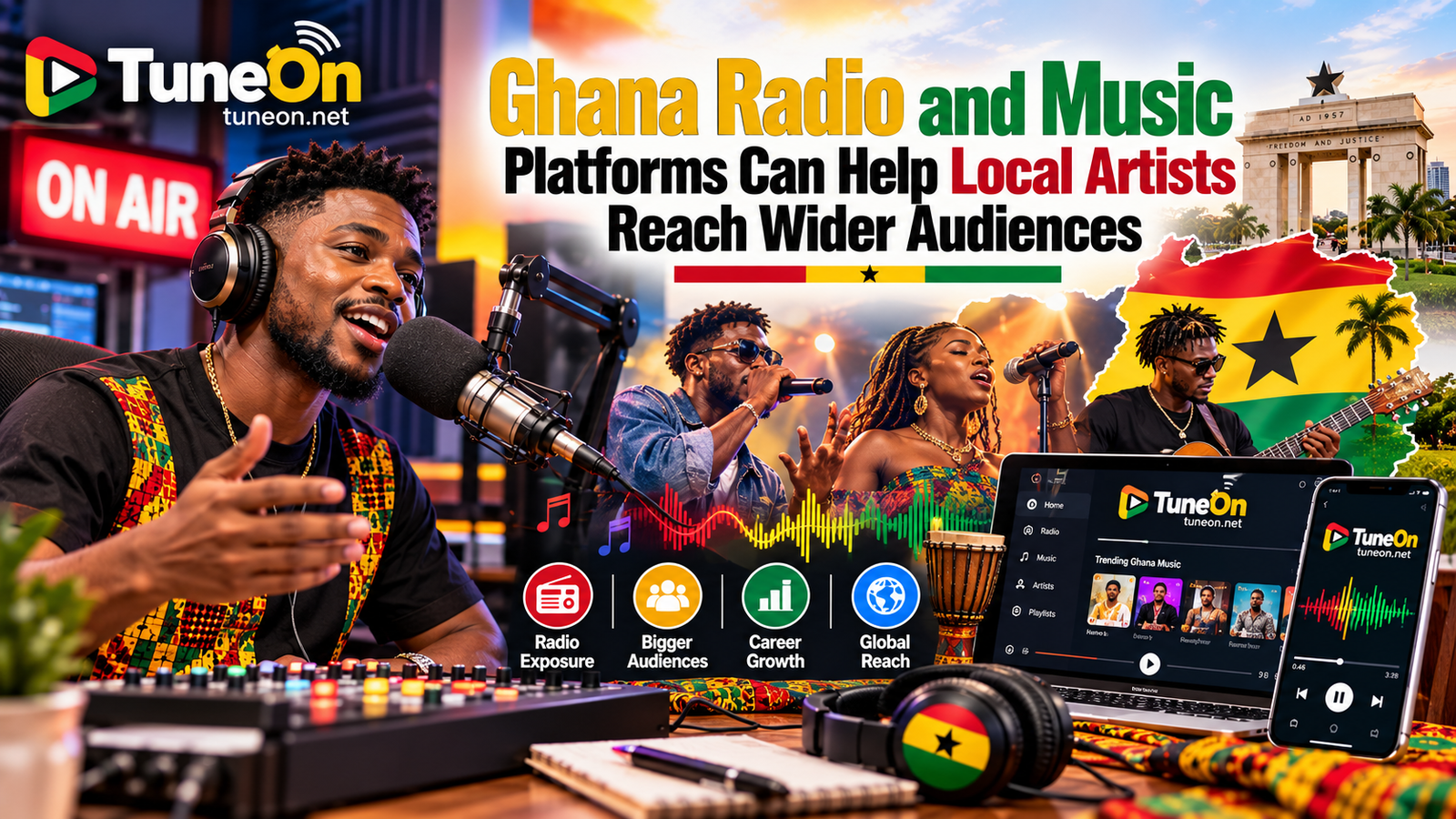 Ghana Radio and Music Platforms Can Help Local Artists Reach Wider Audiences
