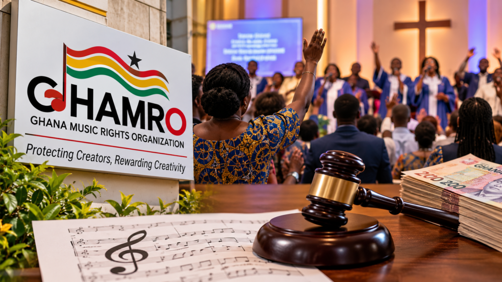 GHAMRO says churches must pay music royalties for copyrighted songs used during church