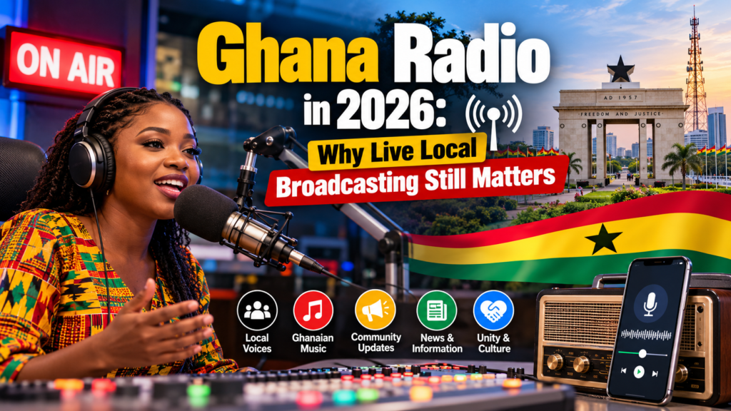 Ghana Radio in 2026: Why Live Local Broadcasting Still Matters 4 Ghana Radio in 2026: Why Live Local Broadcasting Still Matters