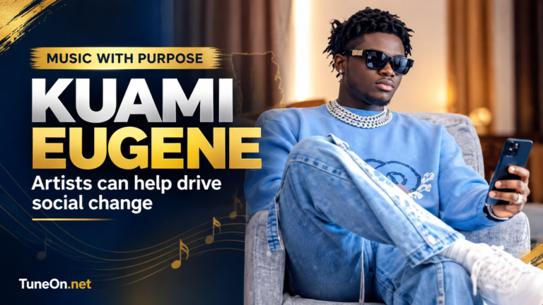 Kuami Eugene Calls on Musicians to Champion Social Causes: Why Music Platforms Can Make a Difference