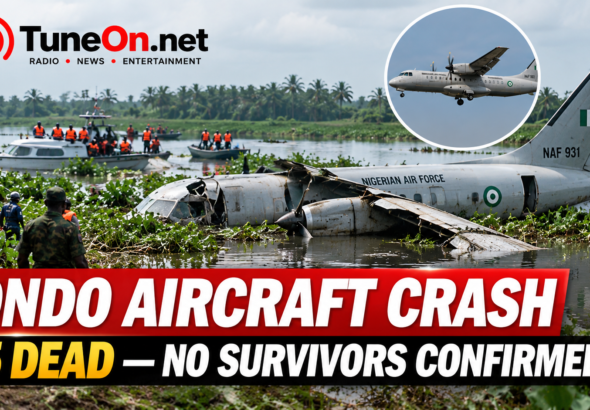 Ondo Aircraft Crash: 25 Killed as Nigerian Air Force ATR-42 Goes Down in Igbokoda